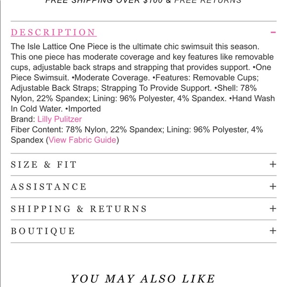 Lilly Pulitzer 🌴🌞Isle Lattice Swimsuit - Picture 7 of 8